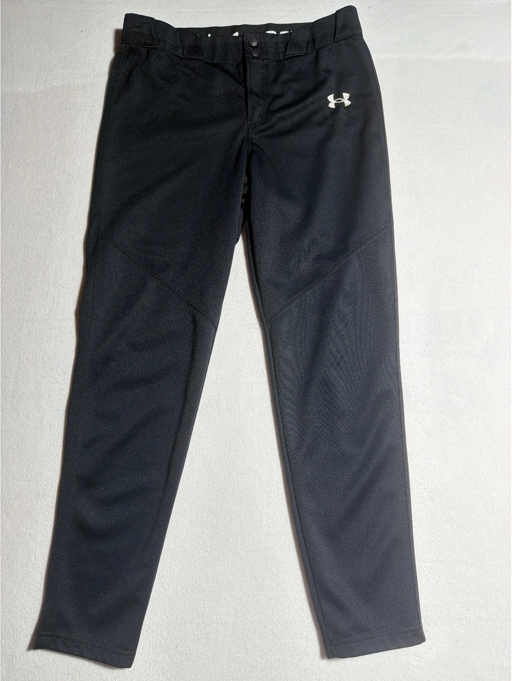 Under Armour Boys Baseball Pants Youth XL YXL Black Tapered Athletic